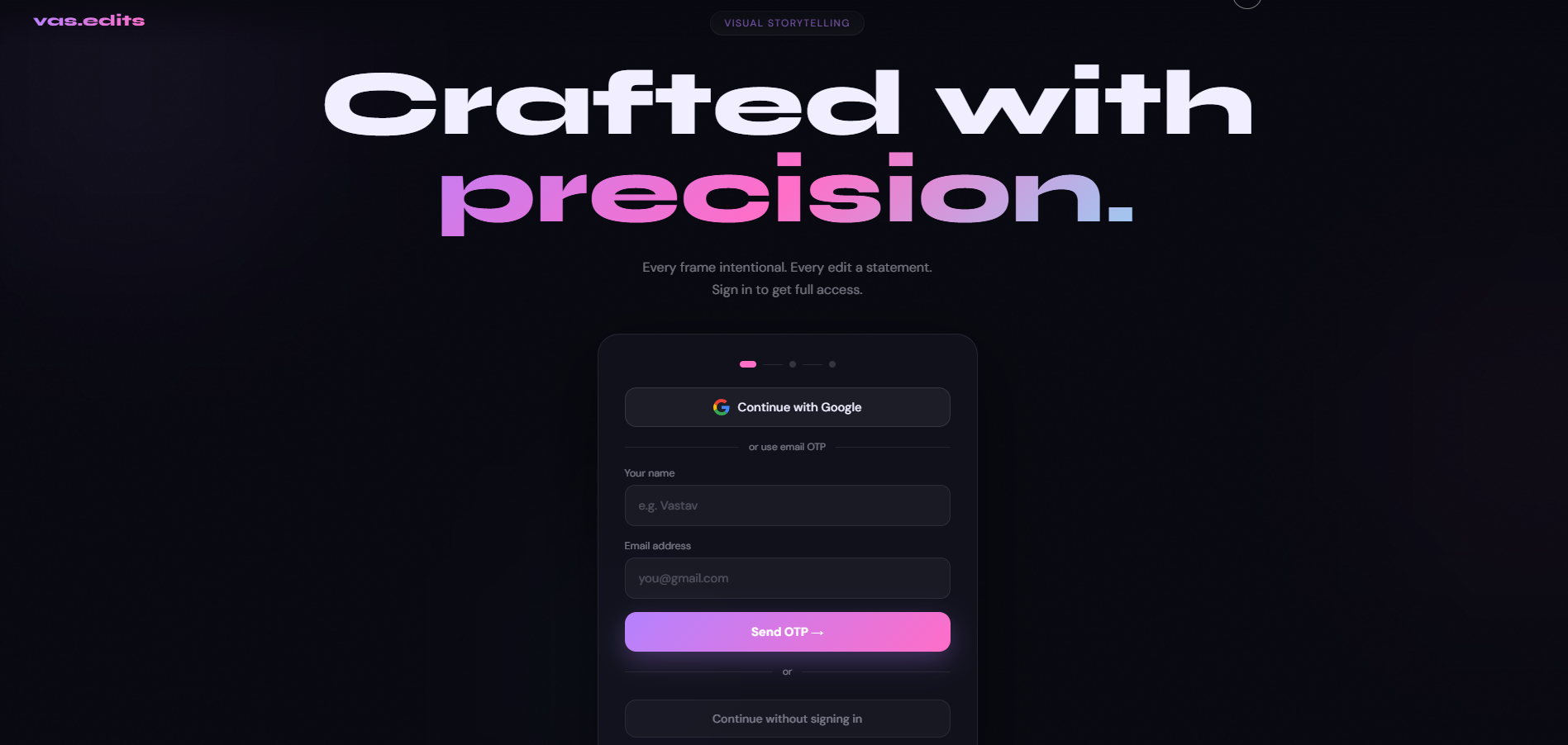 VAS Edits project